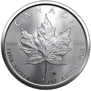 Kanadyjski Liść Klonowy 1 uncja srebra